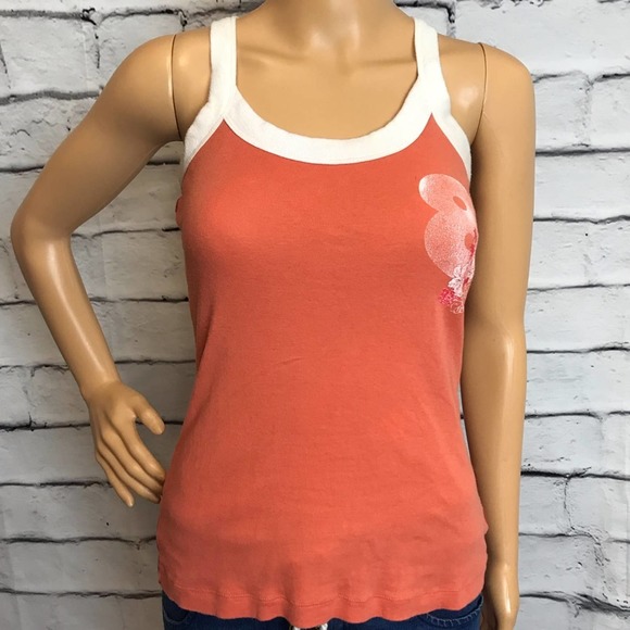 3/$15 Vintage Y2K Colorblock Graphic Tank Top - Picture 1 of 5